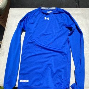 Under Armour HeatGear Long Sleeve- Navy Blue